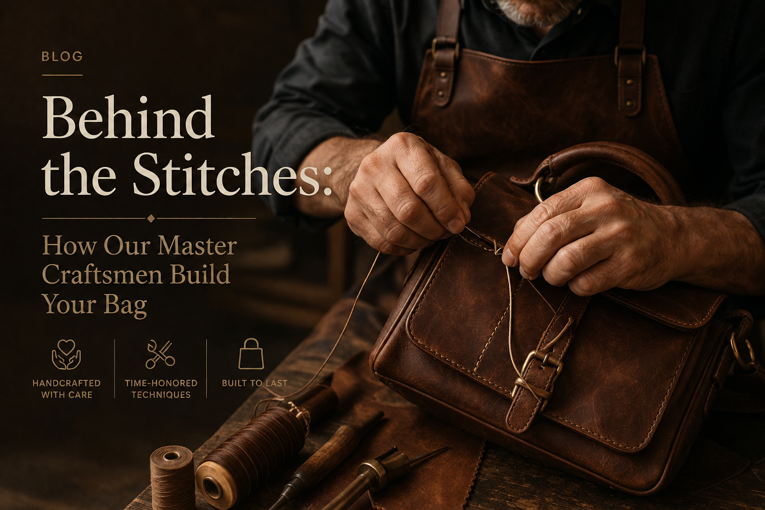 Behind the Stitches: How Our Master Craftsmen Build Your Bag