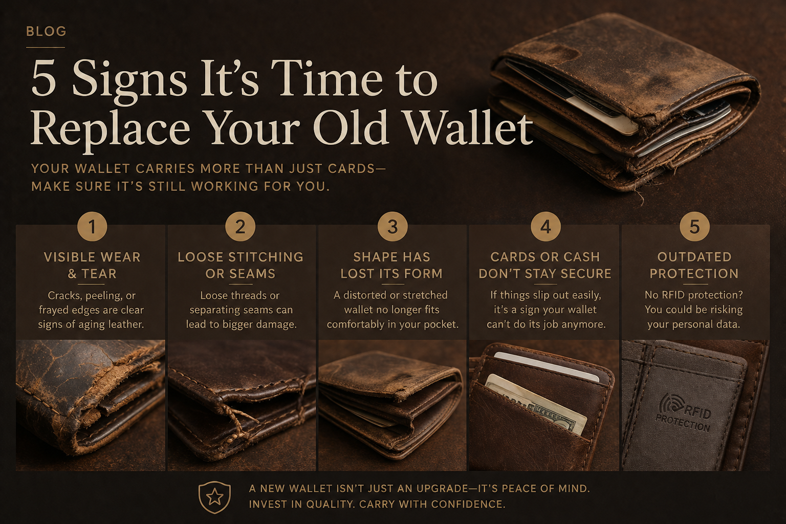 5 Signs It's Time to Replace Your Old Wallet