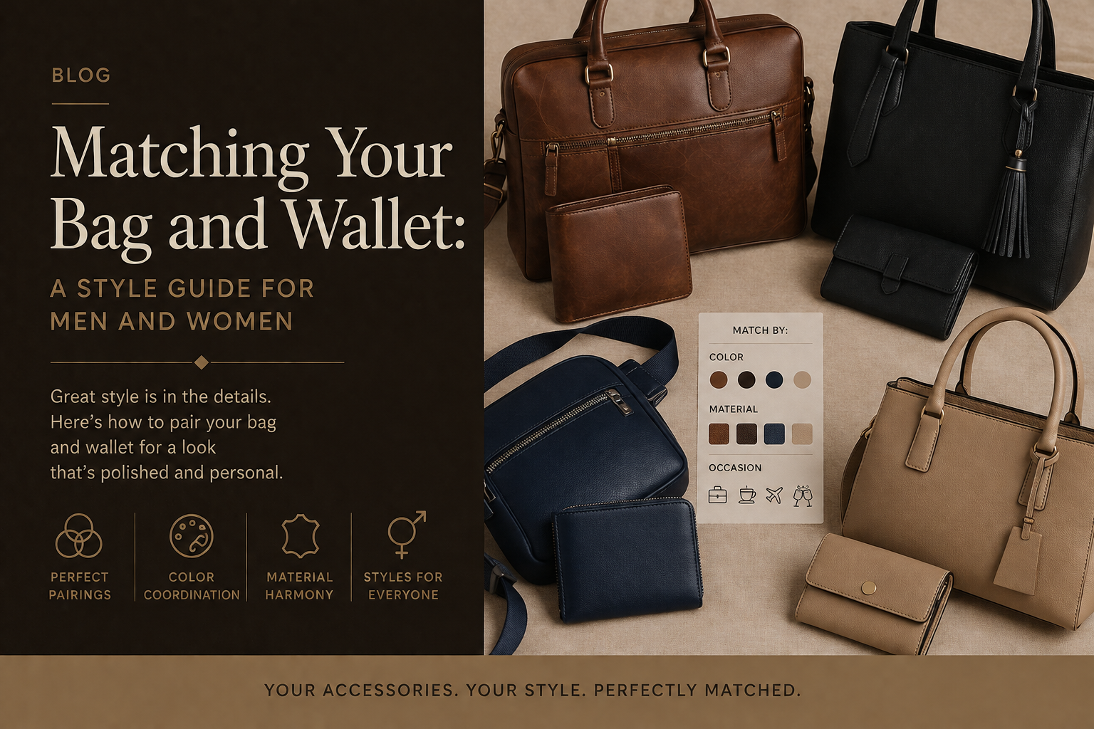 Matching Your Bag and Wallet: A Style Guide for Men and Women