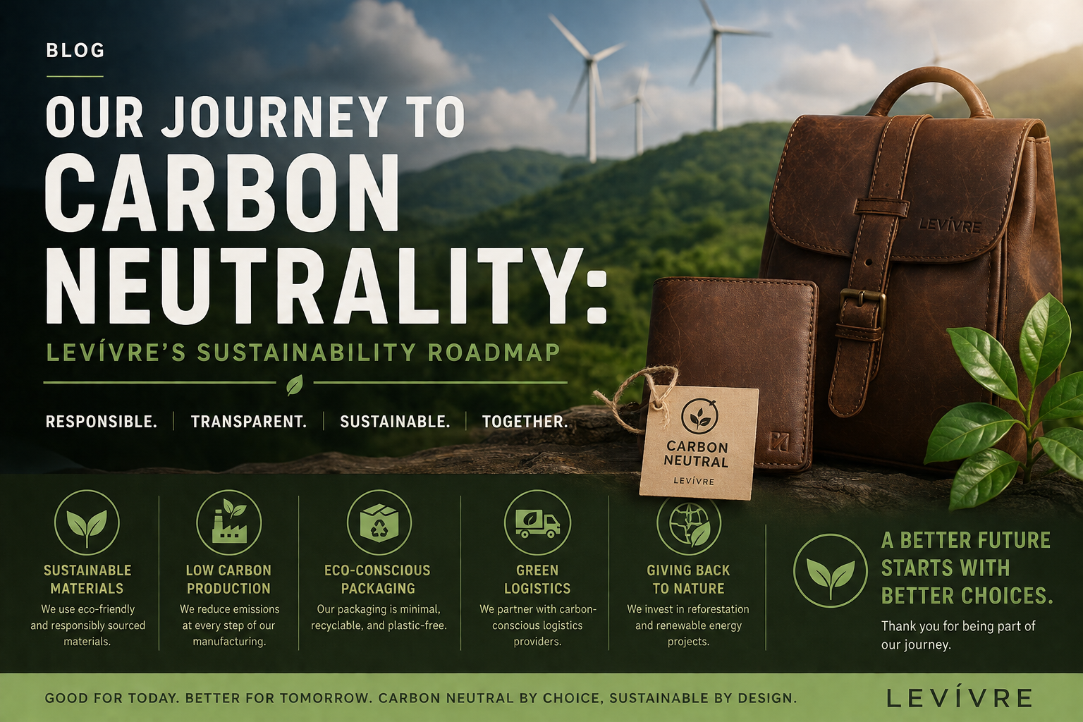 Our Journey to Carbon Neutrality: Levívre's Sustainability Roadmap