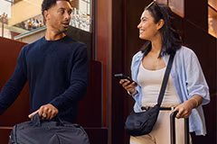 Fresh luggage styles and colors